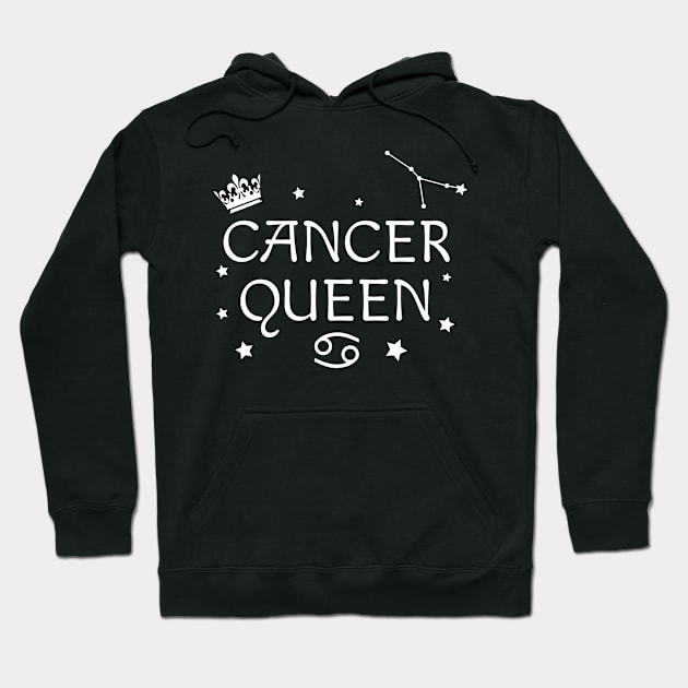 Cancer Queen Hoodie by jverdi28